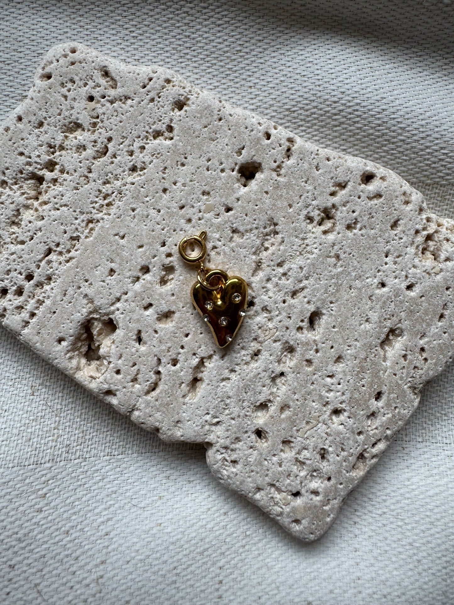 Charm Herz Strass